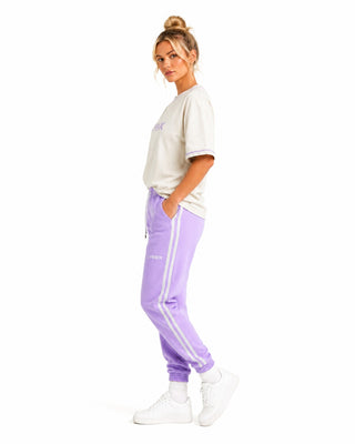 Women Oversized Tee Purple