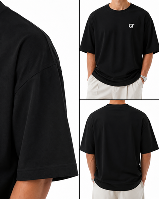 Men's CX Ribbed Motion T-Shirt in Black