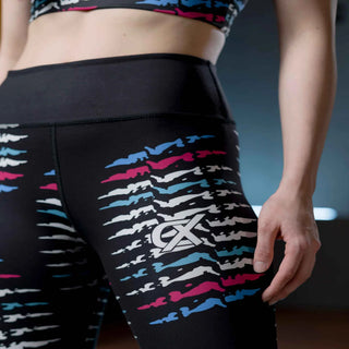 Women's CX Leggie Bra Set Infero Dash in Multi Color