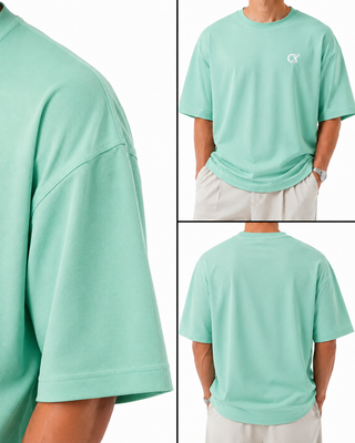Men's CX Ribbed Motion T-Shirt in Mint Green