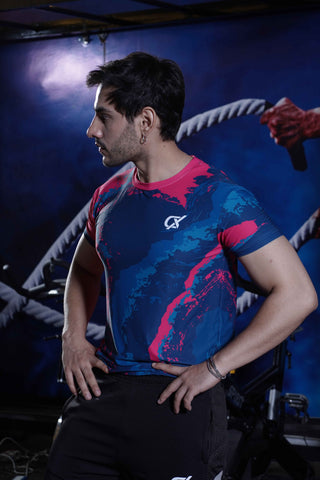 Cx Multi Zone Half Sleeves T-shirt for Men