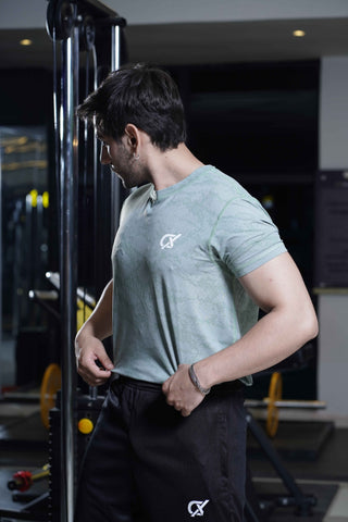 Men's Cx Raw Motion Half Sleeves T-Shirt in Black