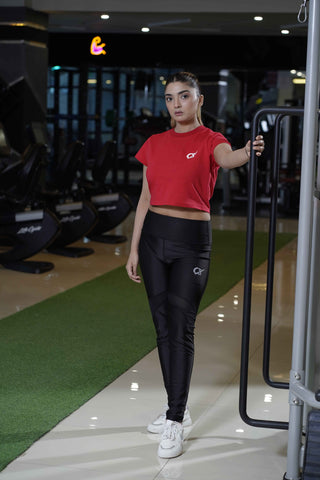 Women's Cx Periwinkle Top in Red