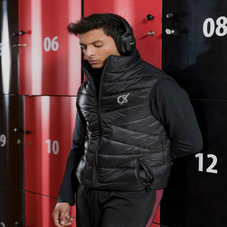 Men's CX Core Puffer Jacket in Black