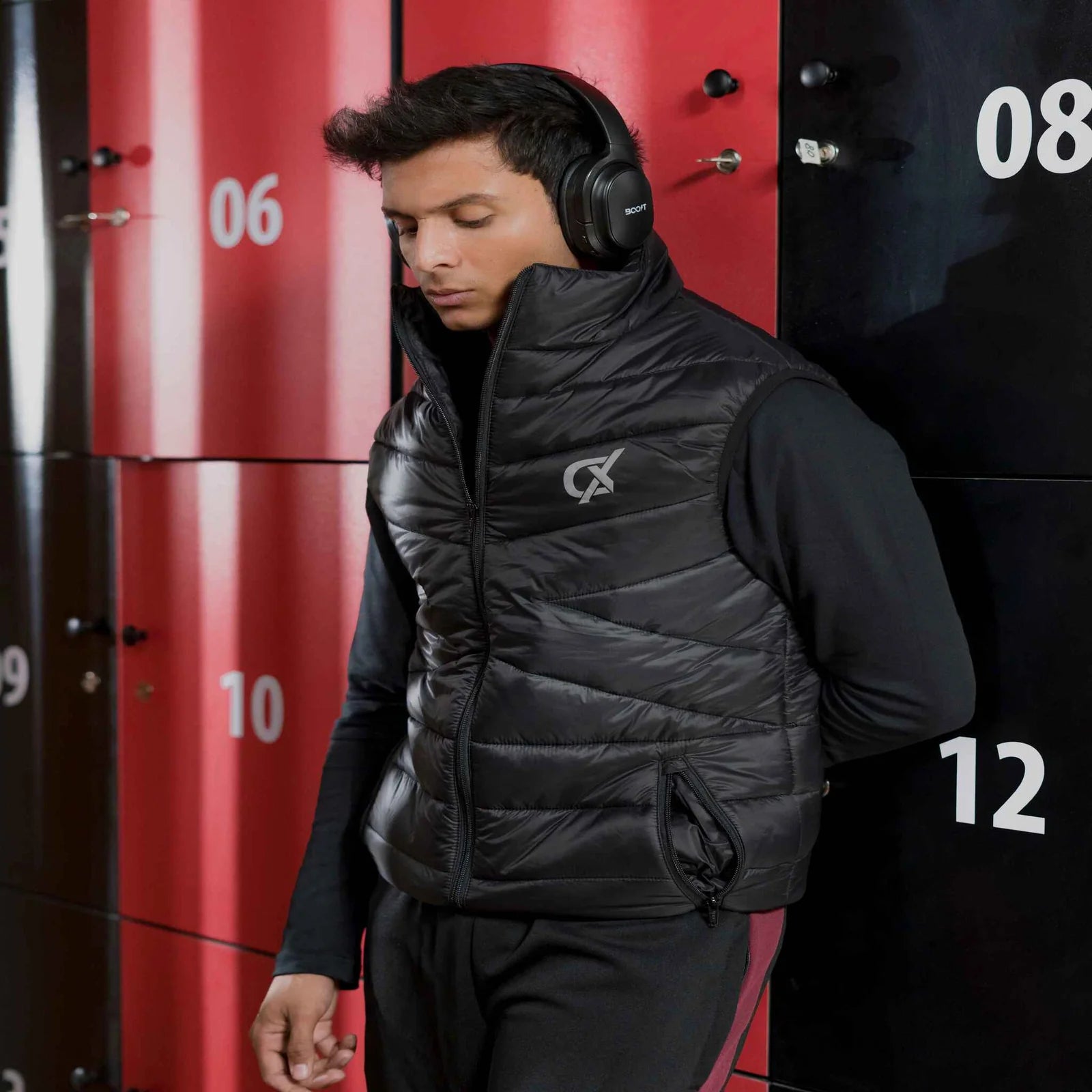 Men's CX Core Puffer Jacket in Black