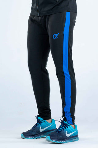 Men's CX Trouser Aero Boost in Black with Blue Panel