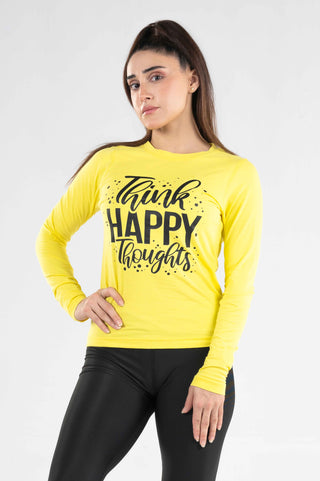 Women's CX T-Shirt Round Neck Aero Active in Yellow