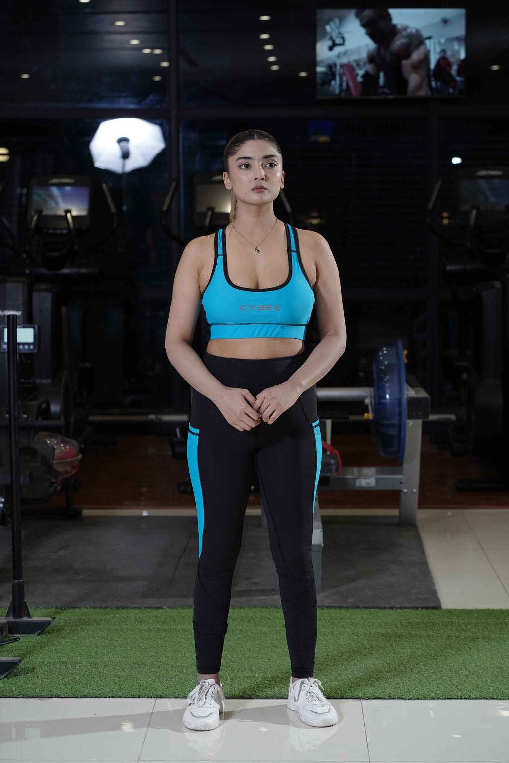 Women's Cx Light Shinny Blue Bra