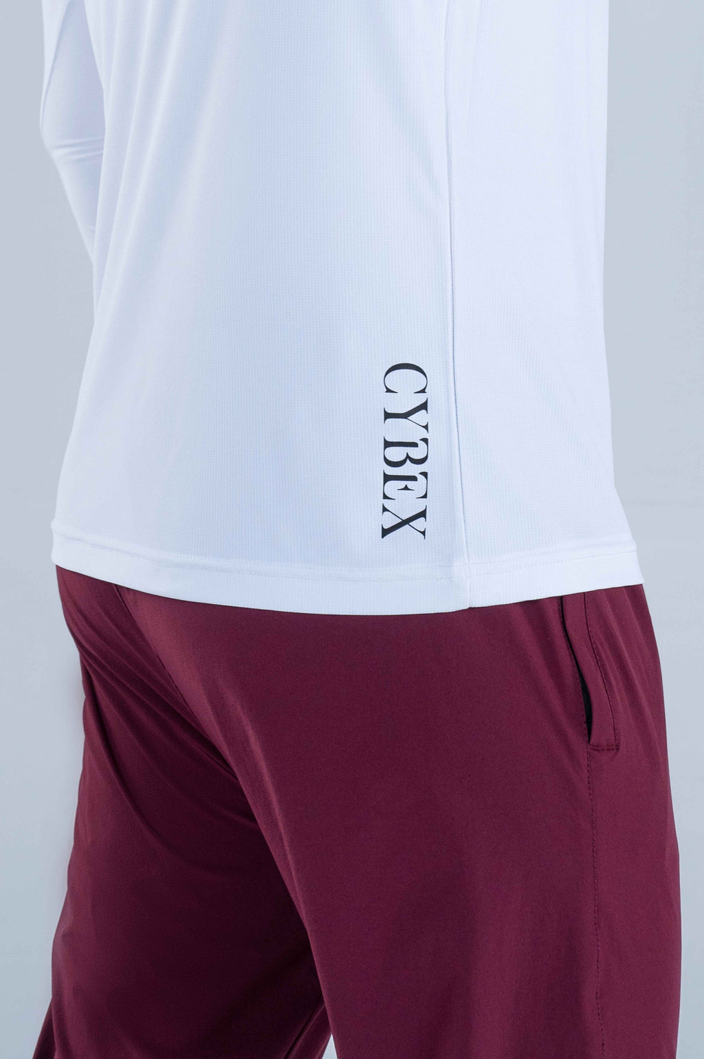 Men's CX Micro Crush Trouser in Maroon