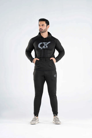 Men's CX Track Suit Super Flex Fit in Black