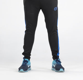 Men's CX Trouser Aero Boost in Black with Blue Panel