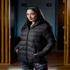 Women's CX Flex Puffer Jacket in Black