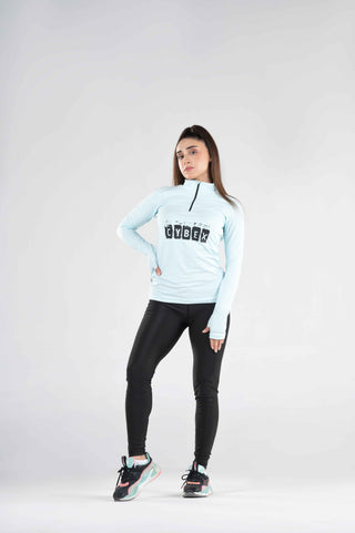 Women's CX Full Sleeves T-Shit in Blue