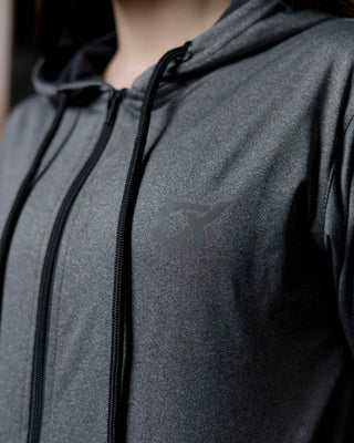 Women's CX Grey Grit Hoodie