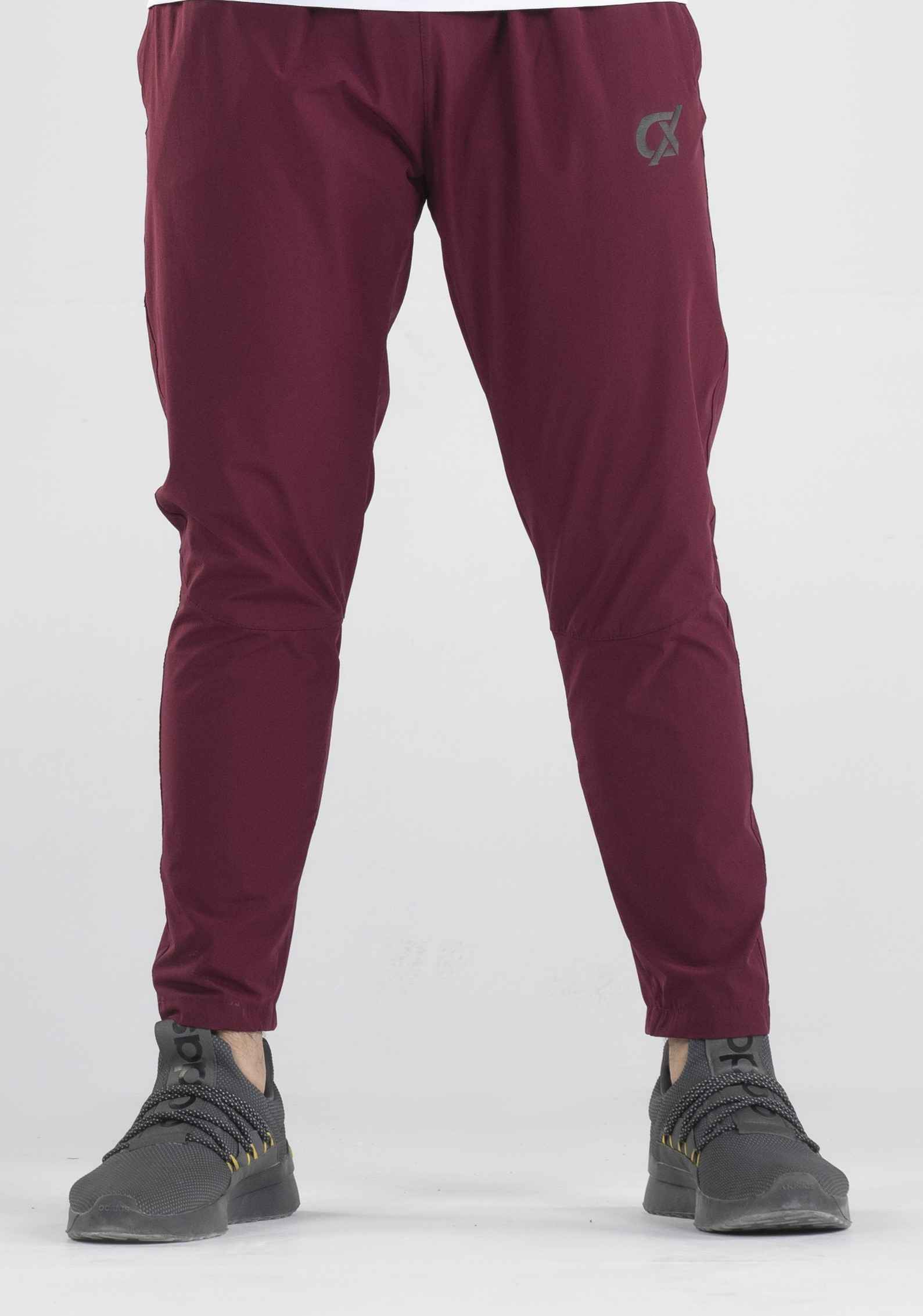 Men's CX Micro Crush Trouser in Maroon