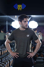 Men's Cx Raw Motion Half Sleeves T-Shirt in Black