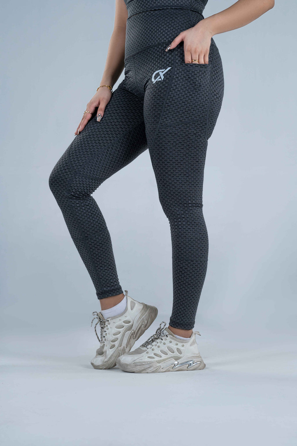 Women's CX Leggie Bra Set Diamond Fierce Fit in Black