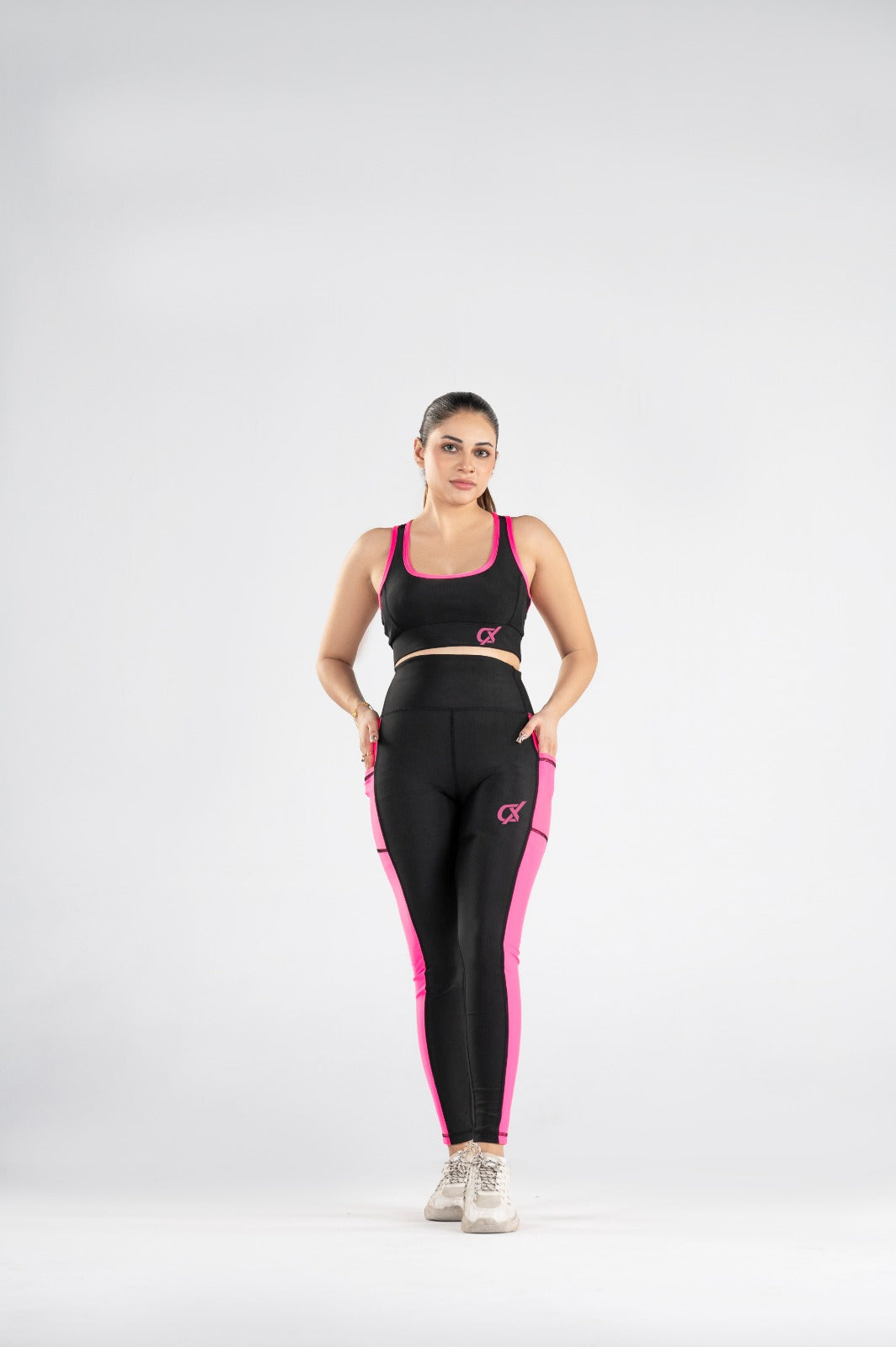 Women's CX Leggie Bra Set Sharp Lift in Black