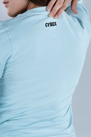 Women's CX T-Shirt Round Neck Aero Active in Sky Blue