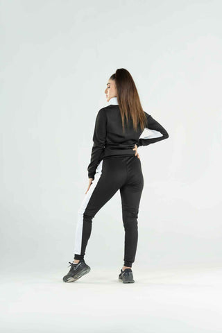 Women's CX Flex Force Gear Zipper in Black with White Panels