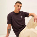 Men's CX Ribbed Motion T-Shirt in Espresso Brown
