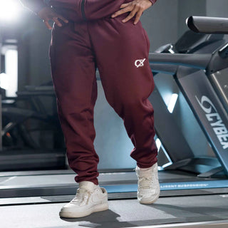 Men's CX Track Suit Cyber Boost Gear in Maroon