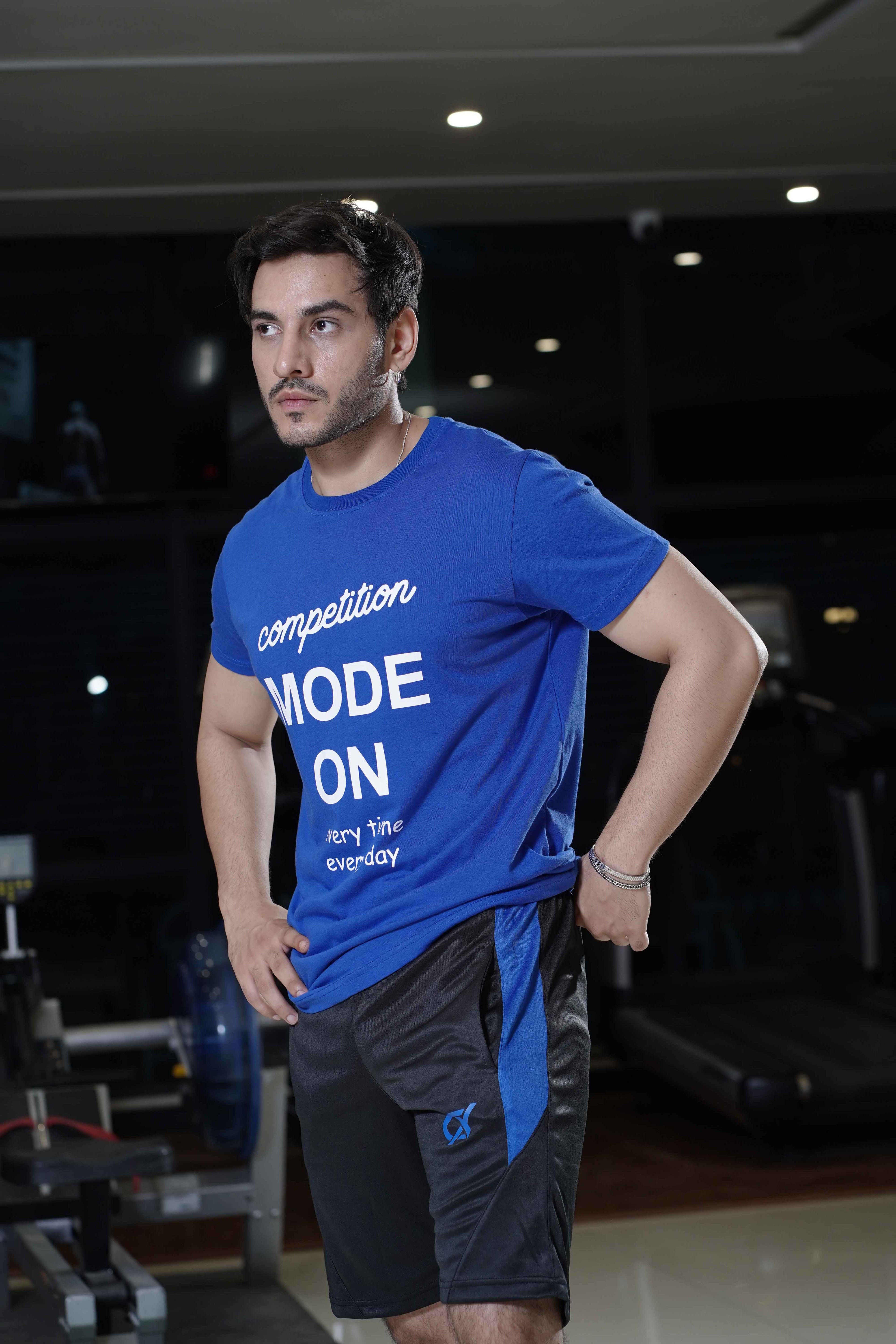 Cx Sporty Typo Half Sleeves T-shirt for Men