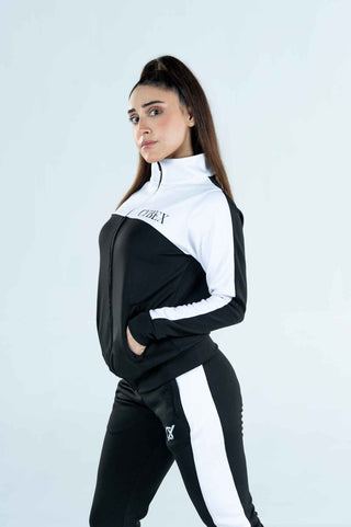 Women's CX Flex Force Gear Trouser in Black with White Panels