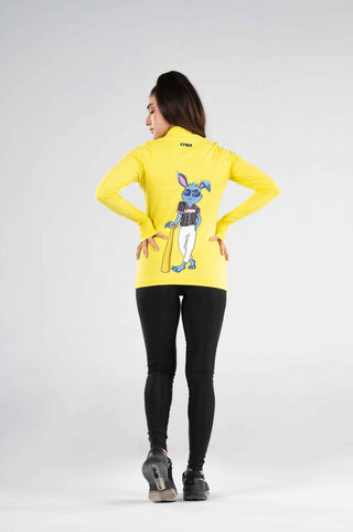 Women's CX Full Sleeves T-Shit in Yellow