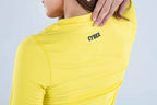Women's CX T-Shirt Round Neck Aero Active in Yellow