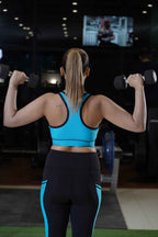 Women's Cx Light Shinny Blue Bra