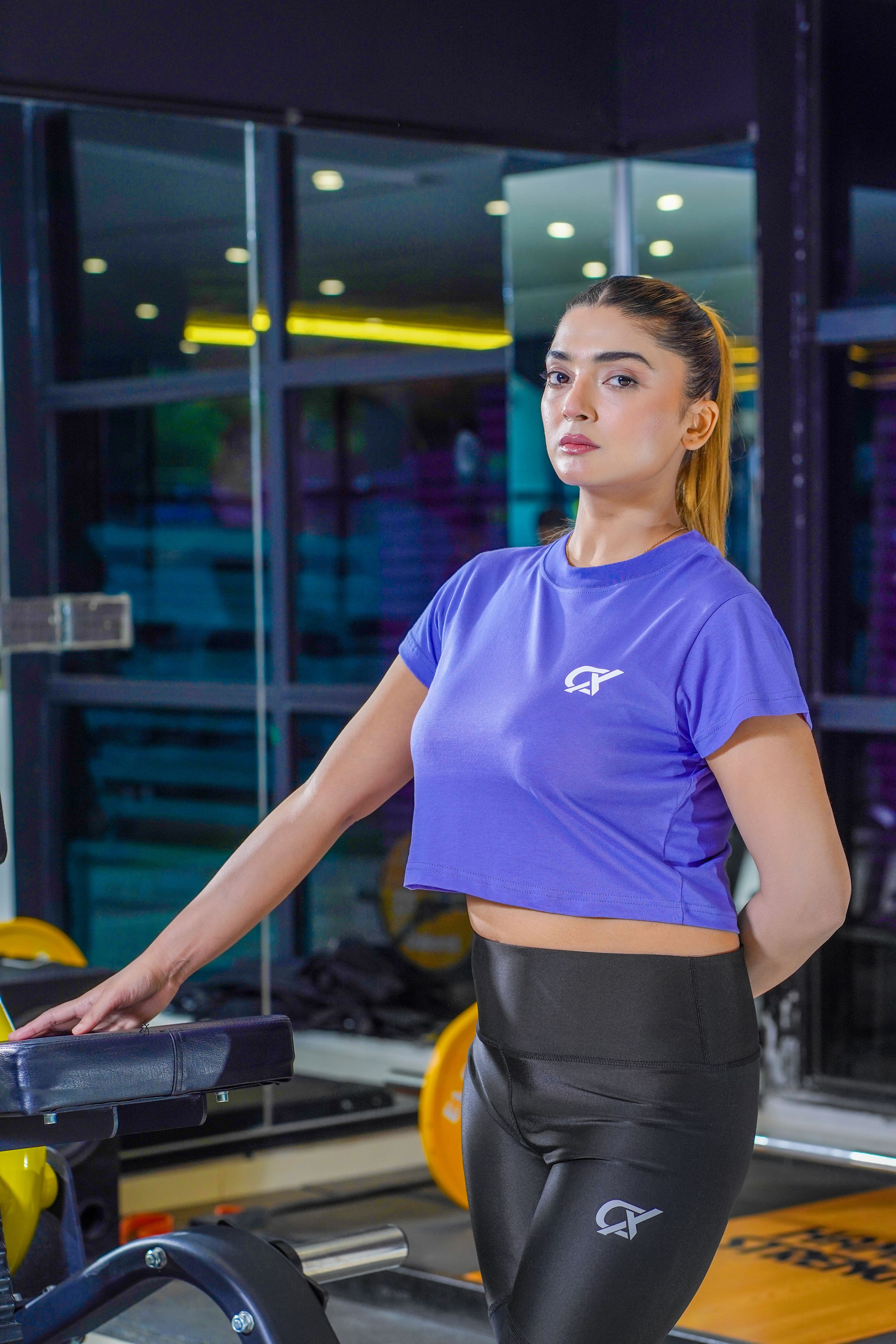 Women's Cx Periwinkle Top in Purple