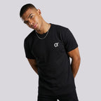 Men's CX Ribbed Motion T-Shirt in Black
