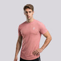 Men's CX Ribbed Motion T-Shirt in Dusty Rose