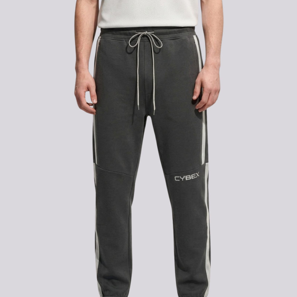 Men's CX Stripe Track Trouser in Charcoal