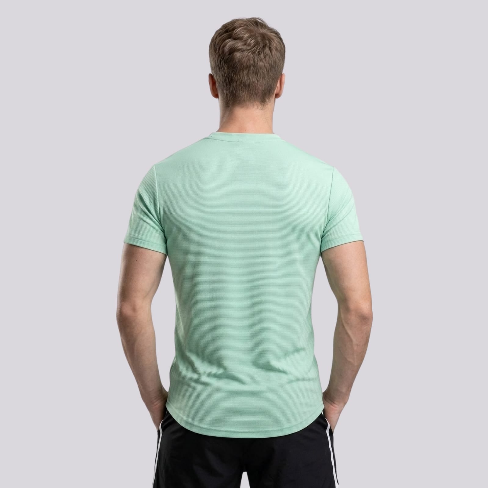 Men's CX Ribbed Motion T-Shirt in Mint Green