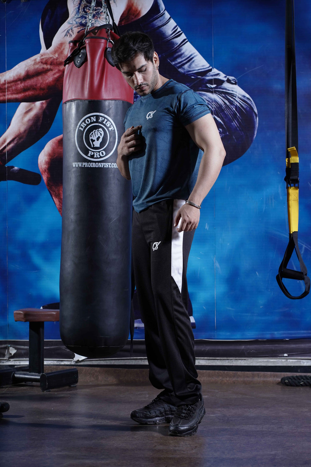 Men's Cx Raw Motion Half Sleeves T-Shirt in Blue