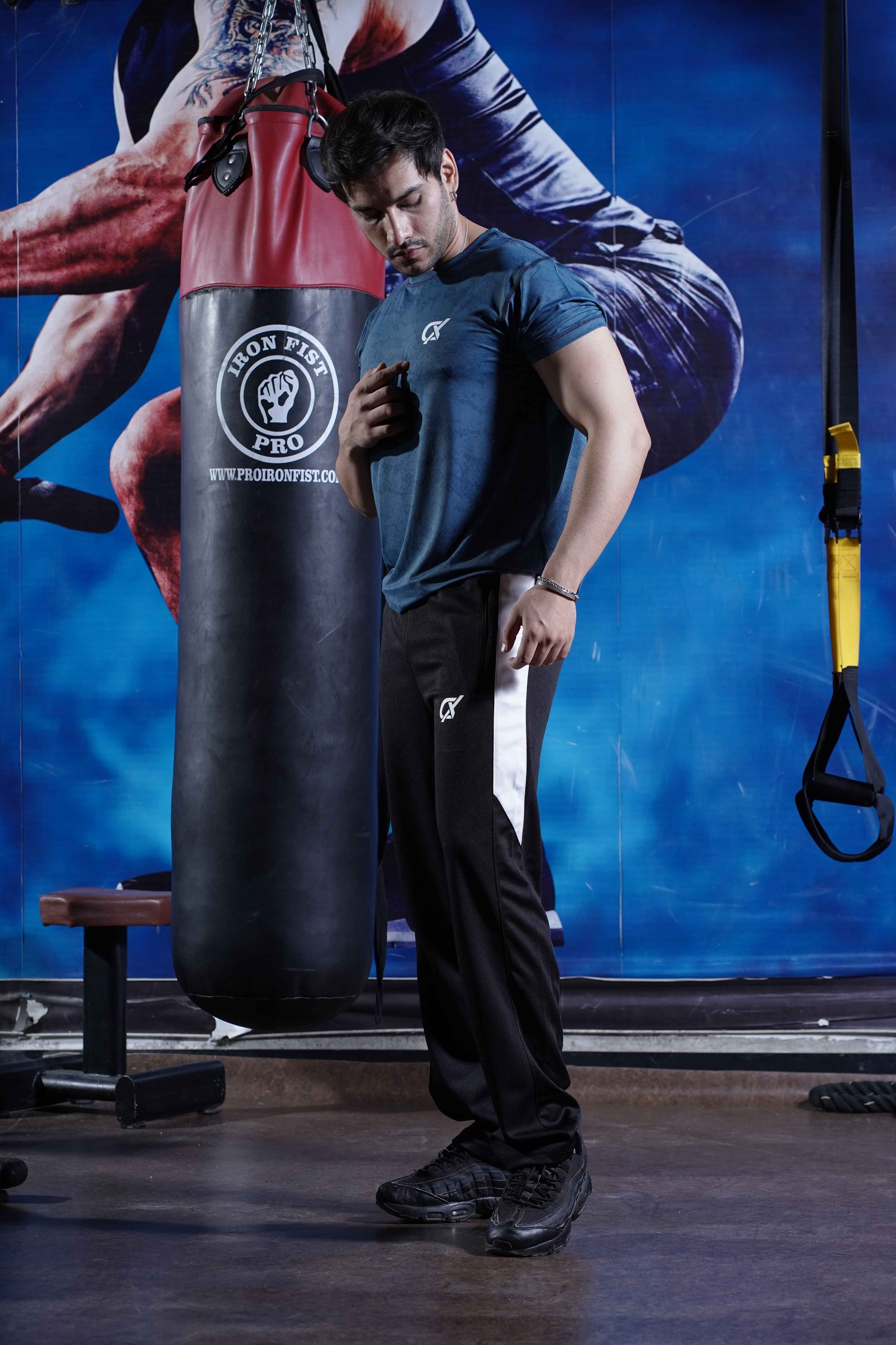 Men's Cx Raw Motion Half Sleeves T-Shirt in Blue