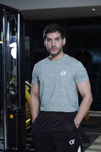 Men's Cx Raw Motion Half Sleeves T-Shirt in Gray