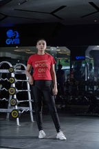 Women's Cx Level Burn Half Sleeves T-Shirt in Red