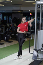 Women's Cx Periwinkle Top in Red