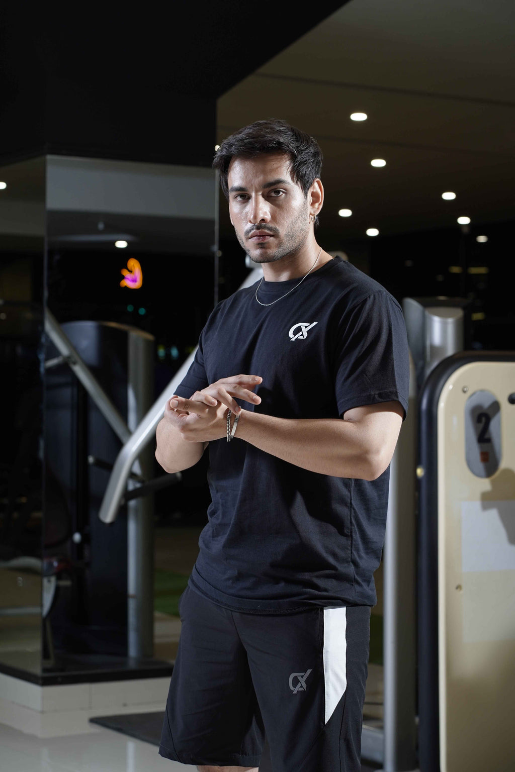 Cx Bold Black Half Sleeves T-shirt For Men