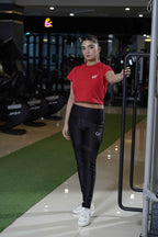 Women's Cx Periwinkle Top in Red